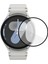 Samsung Galaxy Watch 7 44MM Tam Kaplayan Kavisli Ekran Koruyucu 3D Pet Film - Siyah AL3385 1