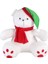 B Bambi Toys Oturan Noel Ayı Beyaz Peluş 70 cm 1