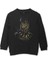 Golden Jaguar Black Panther Film Baskılı Çocuk Sweatshirt Siyah Sweat 1