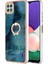 Samsung Galaxy A22 5g Tampon 360 &deg; Dönebilir Halka Mermer Tpu Için Kılıf (Yurt Dışından) 1