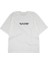 Be Yourself Yazılı Göz Kırpma Emojisi Tasarım Baskılı Oversize Unisex Beyaz T-Shirt 3