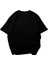 Now Or Newer Tasarım Baskılı Oversize Unisex Siyah T-Shirt 4