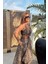 Leopar Desenli Crop Etek Takım 3