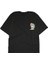 Never Mind Yazılı Heykel Kafa Tasarım Baskılı Oversize Unisex Siyah T-Shirt 3