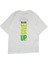 Never Give Up Yazılı Tasarım Baskılı Oversize Unisex Beyaz T-Shirt 4