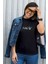 King Yazılı Taç Tasarım Baskılı Oversize Unisex Siyah T-Shirt 2