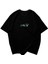 King Yazılı Taç Tasarım Baskılı Oversize Unisex Siyah T-Shirt 3