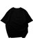 King Yazılı Taç Tasarım Baskılı Oversize Unisex Siyah T-Shirt 4