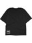 Wilderness Yazılı Sıra Dağlar Tasarım Baskılı Oversize Unisex Siyah T-Shirt 3