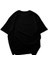 Stop Yazılı Bomba Tasarım Baskılı Oversize Unisex Siyah T-Shirt 4