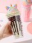 Çift Duvarlı Tumbler Pipetli Ice Cream Unicorn Pipetli Milkshake Bardağı 450 ml 5