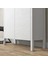 Sakura Artemis 2 Kapaklı Raflı Ayakkabılık-Wood Beyaz-Minifiks Bağlantılı 3