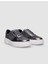 Deri Gri Bağcıklı Kadın Sneaker 2