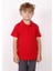 Kısa Kol Çocuk Düz Renk Okul Yakalı Tshirt 1