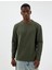 5WAM70065MK 876 Hakı Erkek Pamuk Jersey Sweatshırt 3