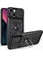 iPhone 12 Pro Max Kickstand Zırhlı Manyetik Halkalı Telefon Kılıfı Sağlam Koruyucu Askeri Sınıf Darbeye Dayanıklı Kılıf (Yurt Dışından) 1