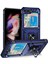 Samsung Galaxy Z Flip 5 Kickstand Zırhlı Manyetik Halkalı Telefon Kılıfı Sağlam Koruyucu Askeri Sınıf Darbeye Dayanıklı Kılıf (Yurt Dışından) 1