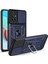 Xiaomi Redmi 10 Kickstand Zırhlı Manyetik Halkalı Telefon Kılıfı Sağlam Koruyucu Askeri Sınıf Darbeye Dayanıklı Kılıf (Yurt Dışından) 1