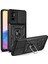 Xiaomi Poco X3 Gt Kickstand Zırhlı Manyetik Halkalı Telefon Kılıfı Sağlam Koruyucu Askeri Sınıf Darbeye Dayanıklı Kılıf (Yurt Dışından) 1