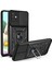 Samsung Galaxy A51 5g Kickstand Zırhlı Manyetik Halkalı Telefon Kılıfı Sağlam Koruyucu Askeri Sınıf Darbeye Dayanıklı Kılıf (Yurt Dışından) 1