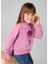 Kışlık Kız Çocuk Sweatshirt - Pembe 2