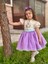 Lila Papatyalı Vintage Kız Bebek Elbise,doğum Günü Elbise,fotoğraf Çekim Elbise,0-10 Yaş Uygun 4