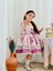 Pembe Royal Vintage Kız Bebek Elbise,doğum Günü Elbise,fotoğraf Çekim Elbise,0-10 Yaş Uygun 5