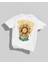 Sunflower Tasarımı Sırt Baskılı Yüksek Kalite Kompakt Oversize T-Shirt 1