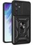 Galaxy A54 Kılıf Magnetik Standlı Kamera Korumalı Sürgülü Vega Kapak-Siyah 1
