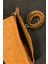 Kadın Çanta Kahve Desenli Hakiki Deri Çapraz Askılı Clutch Portföy Çanta 4