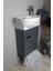 28*45 AdaGrup ANTRASİT Mini Banyo Dolabı ve Lavabo 2