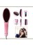 Pembe Elektrikli Saç Düzleştirici Tarak Fast Hair Straightener 1 Yıl Ithalatçı Garantili Yok 230 De 3
