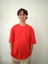 Erkek Pamuklu Nefes Alan Yumuşacık Oversize Basic Kırmızı Tshirt 1