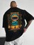 -Erkek Pamuk 100% Oversized T-Shirt Excellent Baskı 1