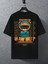 -Erkek Pamuk 100% Oversized T-Shirt Excellent Baskı 3