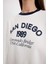 Boxy Fit Bisiklet Yaka Baskılı Kalın Sweatshirt D8723AX24WN 5