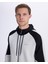 Lacty Full Zip Erkek Siyah-Beyaz Regular Fit Fermuarlı Eşofman Üstü 3