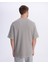 Logo Pronto Erkek Gri Tişört 4