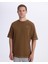 Logo Pronto Erkek Kahverengi Tişört 1