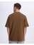 Logo Pronto Erkek Kahverengi Tişört 4