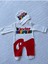 Sevimli Kinder Süpriz Unisex Bebek Şapka & Tulum Set 3