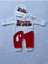Sevimli Kinder Süpriz Unisex Bebek Şapka & Tulum Set 4