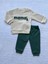 Erkek Bebek Mama's Işlemeli 2'li Sweatshirt ve Pantolon Takımı 4 1
