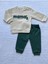 Erkek Bebek Mama's Işlemeli 2'li Sweatshirt ve Pantolon Takımı 4 4