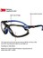 Mavi Siyah Kenar Seffaf PC Gözlük, Solus 1000 S1101sgafkt-eu, Koruyucu Kullanım Tipi 4