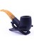 Sarı Yıldız Bent Billiard 9mm Filtreli Akrilik Saplı Pipo Mod L-10 Istanbul 4