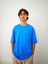 Erkek Oversize Basic Mavi Tshirt 1