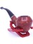 Kırmızı Yıldız Bent Rhodesian 9mm Filtreli Ebonit Saplı Pipo 237026-145 4
