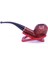 Kırmızı Yıldız Bent Rhodesian 9mm Filtreli Ebonit Saplı Pipo 237026-145 5