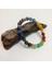 Doğal Taş Kadın Erkek Çakra Bileklik - 8mm Küre Kesim Kaplan Gözü, Sodalit, Aventurin, Lapis Lazuli, Kırmızı Jasper, Sitrin ve Ametist-Hediye Bileklik 1